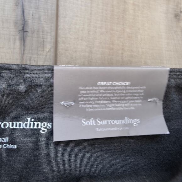Soft Surroundings Super Slim Heathered Gray Ankle Leggings Women Sz S 6/8 - Picture 7 of 11